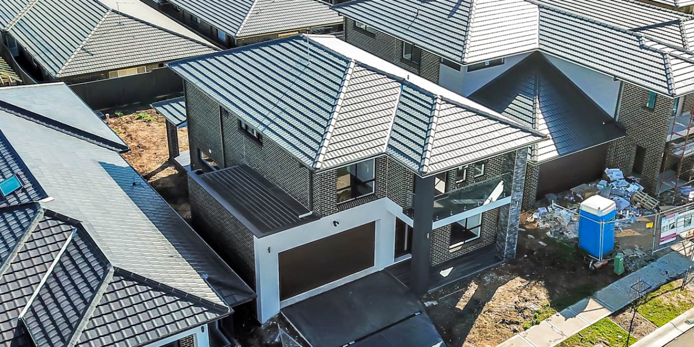 rows of houses